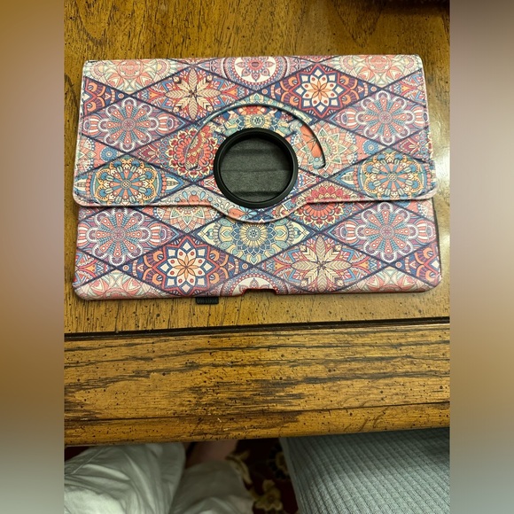 Multicolored iPad case/ cover 9.7 x 6.75 inches folding - Picture 9 of 12